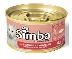 Simba Cat Salmone e Gamberetti 85 g