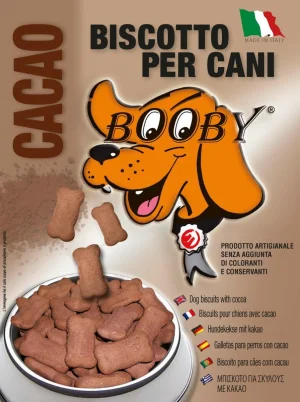 Snacks per Cani BOOBY Scatola Cacao 400g