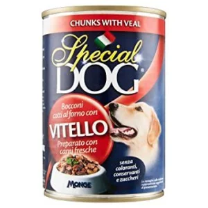 Special Dog Bocconi con Vitello per Cani, 24 x 400 g