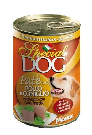 Special Dog Paté Pollo e Coniglio per Cani 24 x 400 g