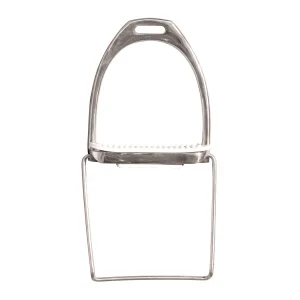 Staffa cortesia in acciaio inox Umbria Equitazione 12 cm