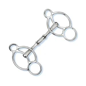 Stubben Easy-Control 3 Ring Gag - morso SteelTEC in acciaio inox