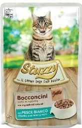 Stuzzy Bocconi in Jelly Pesce Bianco 24 x 85 g
