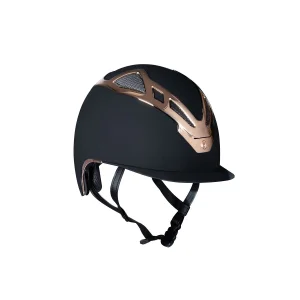 Suomy Apex Chrome - Casco Equitazione Nero Opaco e Rose Gold