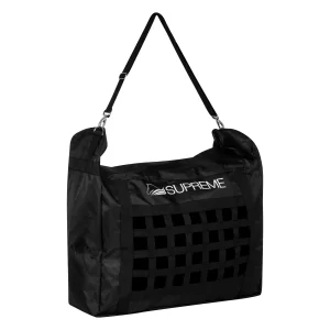 Supreme Sacco porta fieno 70L con manico e rete 4x4 - Unica Nero
