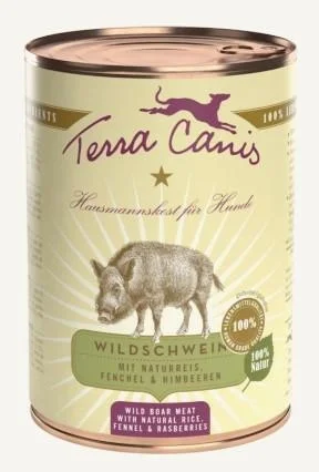 Terra Canis Classic 400g Cinghiale - Mangime Umido per Cani