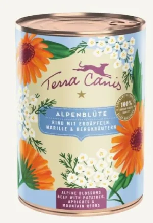 Terra Canis Flower Alpine Manzo 400 g