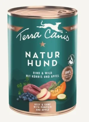 Terra Canis Naturhund Manzo e Selvaggina 400 g