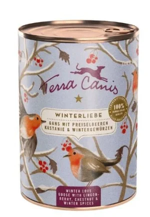 Terra Canis Winter Edition Oca 400 g - Cibo umido per cani