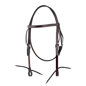 Testiera in cuoio grasso Pool's per monta western