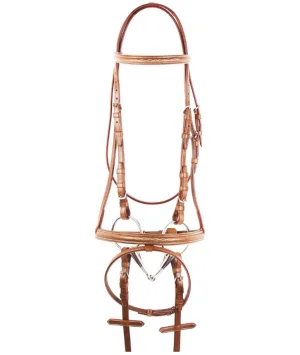 Testiera inglese Deco in cuoio - Equestro