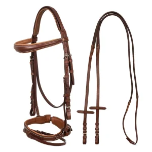 Testiera Jubilee Equestro in cuoio italiano