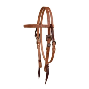 Testiera Western Browband Berlin Custom Leather - Unica Oliato