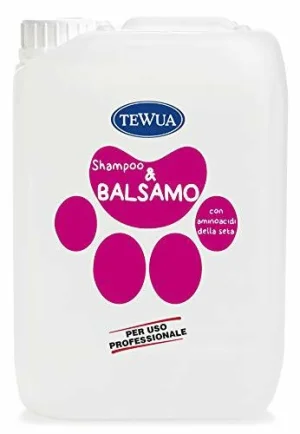 TEWUA Shampoo/Balsamo 10 Litri - Cura Completa per Cani
