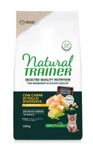 Natural Trainer Selected Quality Kitten Pollo 1,25 kg