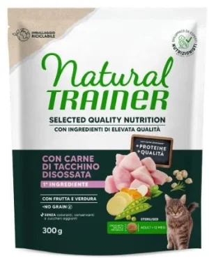 Trainer Nat Selected Quality Cat No Grain Tacchino 300g