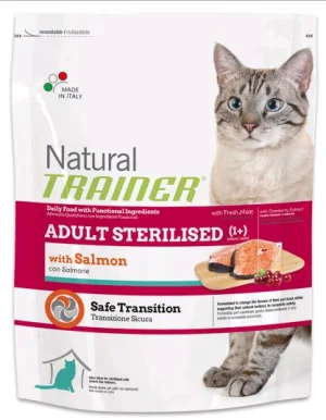 Trainer Natural Adult Sterilised Salmone Gatto 3 kg
