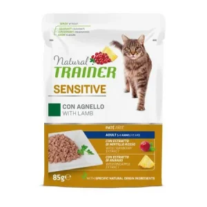 Trainer Natural Buste Sensitive Agnello per Gatto 12 x 85 g