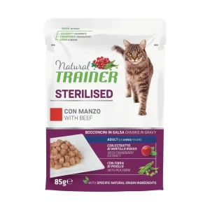 Trainer Natural Buste Sterilized Manzo 12 x 85 g