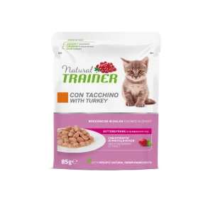 Trainer Natural Kitten Tacchino 85 g - Umido per Gattini