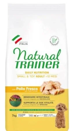 Trainer Natural Mini Pollo/Riso 7 kg - Mangime Secco per Cani