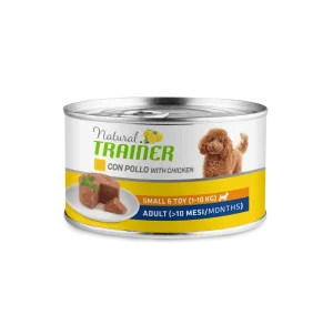 Trainer Natural Small & Toy Pollo Umido Cane 150 g