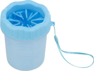 Trixie Pulisci Zampe S–M Blu in silicone/PP