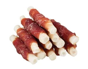 Trixie Dentafun Rolls con Anatra 10 pz (80 g, 12 cm)