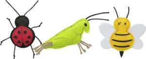 Trixie Insetti in Feltro con Catnip - 11 cm