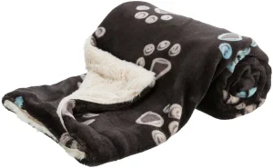 Trixie Blanket Jimmy Soft Coperta 100×70 cm Grigio/Beige