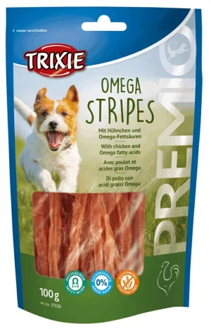 Trixie Premio Omega Stripes - pollo 100 g