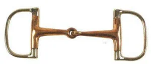 Umbria Equitazione Filetto D pieno in rame 14 mm