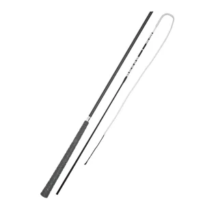 Umbria Equitazione Frusta Carrozza Punta Bianca 200 cm