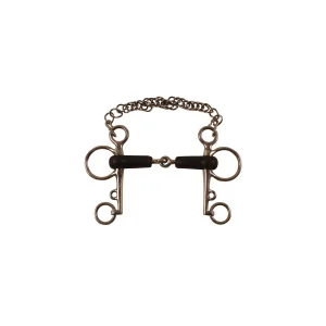 Umbria Equitazione Pelham in acciaio inox rivestito in gomma