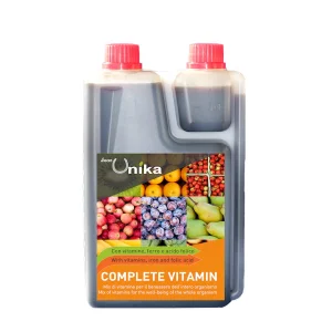 Unika Complete Vitamin - integratore liquido per cavalli 1,5 kg