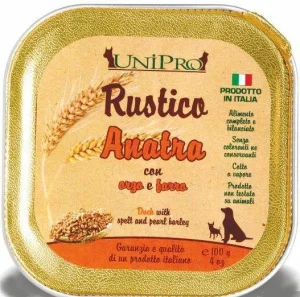 Unipro Rustico Anatra/Orzo/Farro per Cani