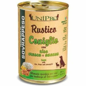 UniPro Rustico con Coniglio, Riso, Crusca e Ananas 400 g