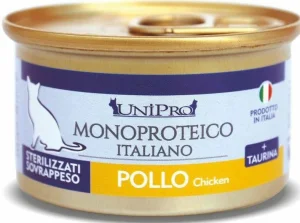 Unipro Unicamente Cat Pollo Sterilized 85 g - Umido per gatti sterilizzati