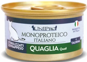 Unipro Unicamente Cat Quaglia Sterilized 85 g