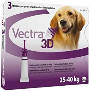 VECTRA 3D Cane 25/40 Kg 3 Pipette - CEVA