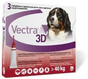 VECTRA 3D CANI OLTRE 40 KG 3 PIPETTE - CEVA