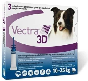 VECTRA 3D Canini 10-25 kg 3 Pipette - CEVA