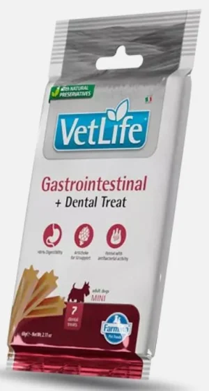 Vet Life Dog Treats Gastro Intestinal Mini 60g - Farmina