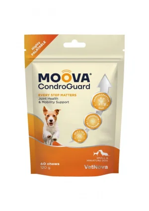 VETNOVA Moova Condroguard S Dog 60 Chews - 120g