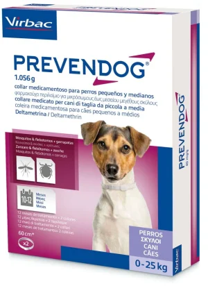 Virbac Prevendog Collare antiparassitario 60 cm - Confezione 2