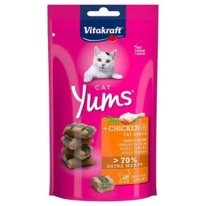 Vitakraft Cat Yums Pollo ed Erba Gatta 40 g