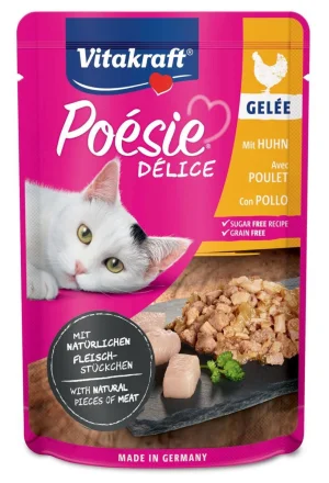 Vitakraft Poesie Delice Gelée al Pollo 23 x 85 g