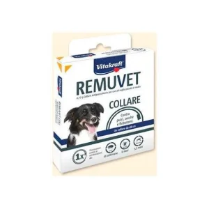 Vitakraft Remuvet L/XL collare antiparassitario alla deltametrina per cani