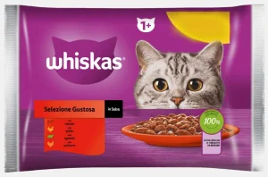 Whiskas Core Selezione Gustosa 4x85 g - Umido per gatti