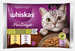 Whiskas Pure Delight Menù Assortito 4 x 85 g